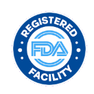 FDA-registered facility badge
